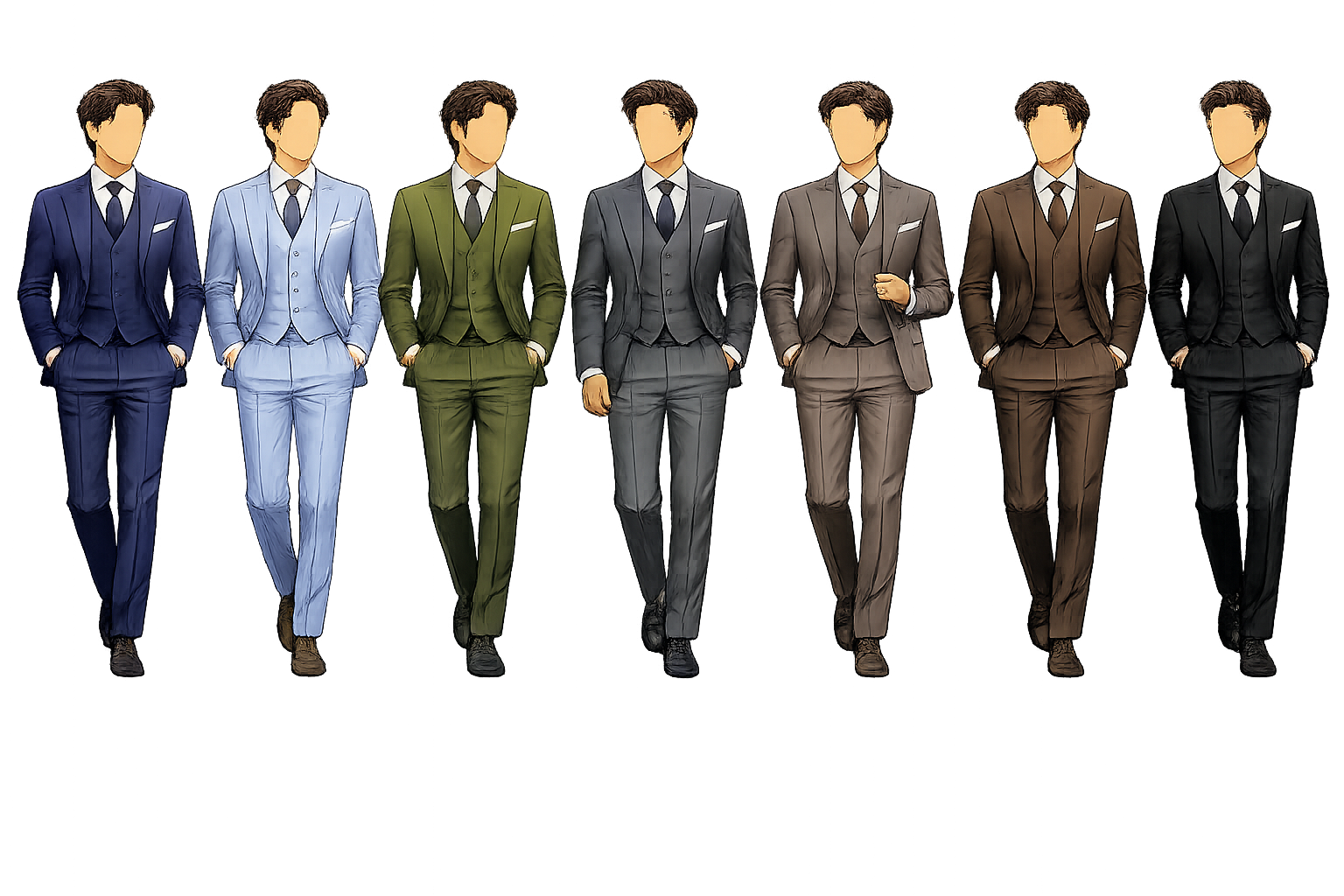 Referência de traje masculino para convidados